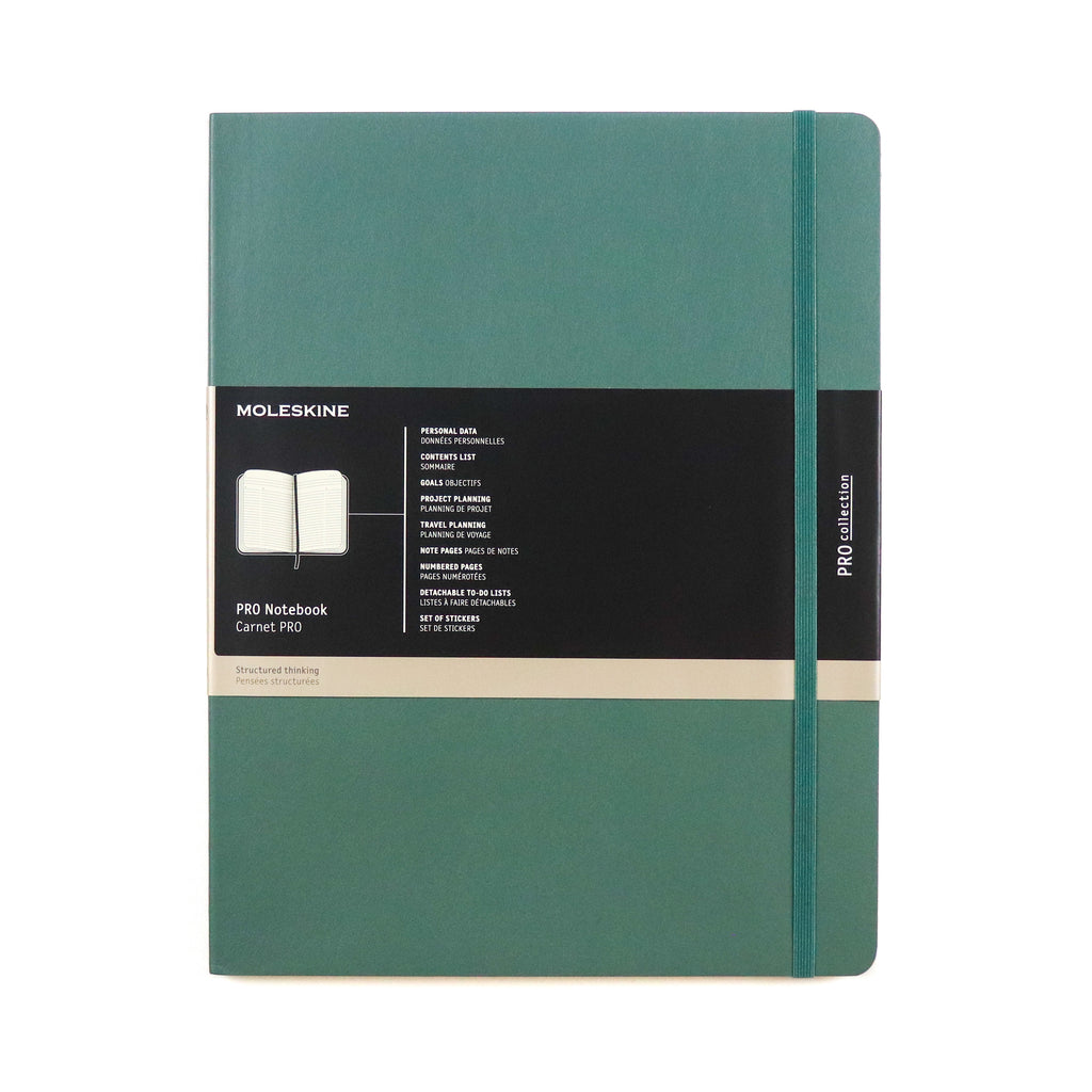Moleskin - Extra Large Soft Cover Notebook - Myrtle Green